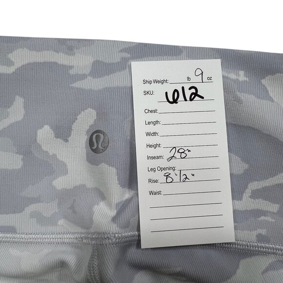 Lululemon Wunder Under High Rise Tight 28" Inseam Incognito Camo Apline White Si - Picture 6 of 6